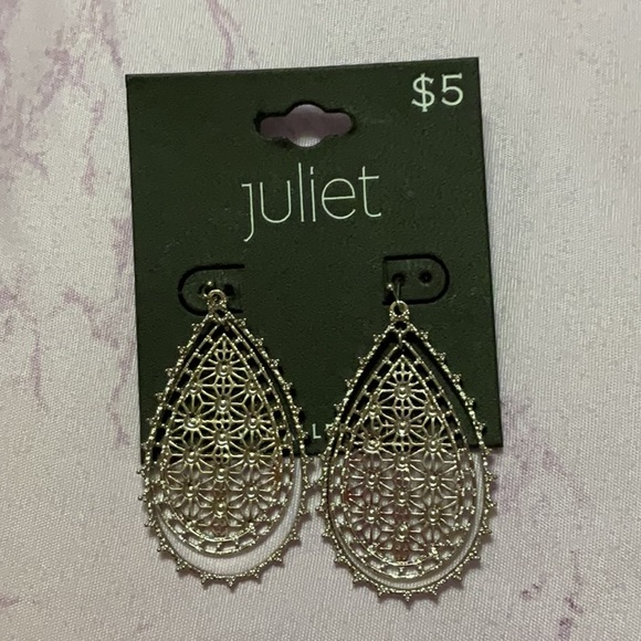 Juliet Silver Earrings - Picture 1 of 3